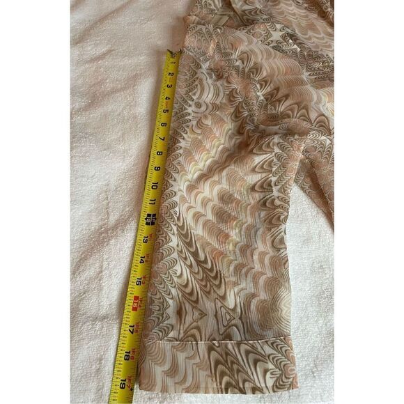 Chicos Sheer Long Sleeve Long Line Tunic Size 4 - Picture 6 of 14